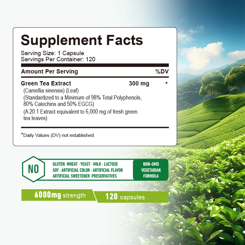 Green Tea Capsules - Boosts Me - đánh giá và giá Green Tea Extract Fat