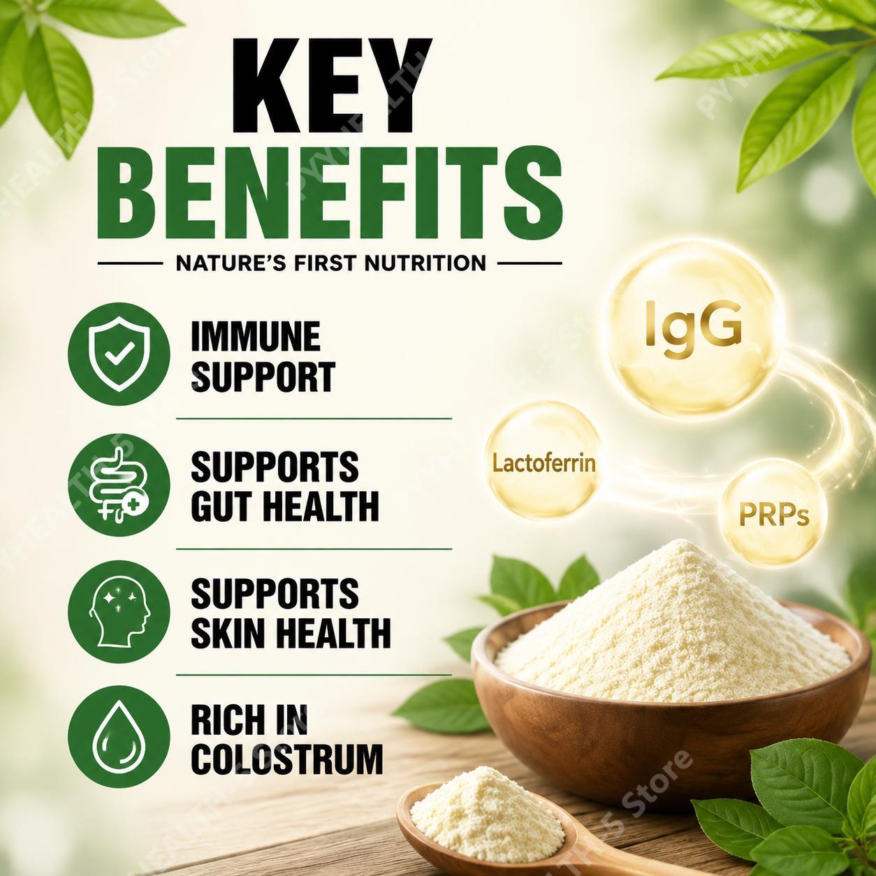 Googeer Colostrum Powder Suppo - đánh giá và giá Colostrum Bovine Powder